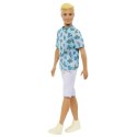 Barbie Fashionistas Ken Niebieski T-shirt w kaktusy Mattel