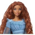 Disney Mała Syrenka Ariel Fashion Lalka na lądzie w charakterystycznej niebieskiej sukience Mattel