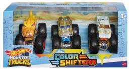 Pojazdy Hot Wheels Monster Truck 1:64 Color Shifters 3-pak Mattel