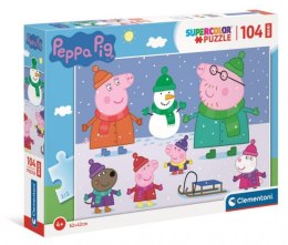 Puzzle 104 elementy Maxi Świnka Peppa Clementoni