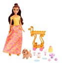 Lalka Disney Princess Bella i wózek z podwieczorkiem Mattel