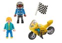 Zestaw figurek Special Plus 70380 Chłopcy z motorem wyścigowym Playmobil