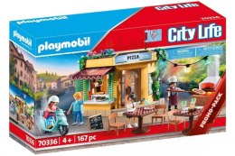 Zestaw z figurkami City Life 70336 Pizzeria z ogródkiem Playmobil