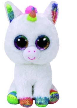 Maskotka TY Beanie Boos - biały jednorożec, Pixy 24 cm Meteor