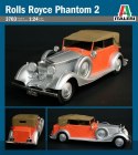 Model plastikowy Rolls-Royce Phantom II Italeri