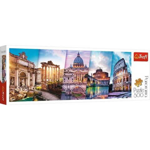 Puzzle 500 elementów Panorama - Podróż do Włoch Trefl