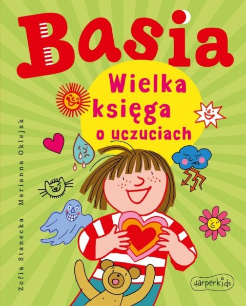 Książeczka Basia. Wielka księga o uczuciach Harper Collins