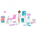 Lalka Barbie u lekarza - Zakładamy gips Zestaw Mattel