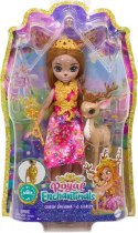 Lalka Enchantimals Królowa Daviana + jelonek Grassy Mattel