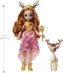 Lalka Enchantimals Królowa Daviana + jelonek Grassy Mattel