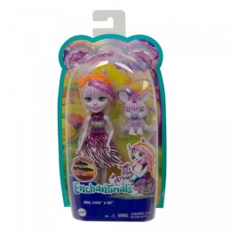 Lalka Enchantimals Lalka Zaddie + zebra Mattel