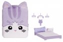 Lalka NA! NA! NA! Surprise Backpack Bedroom Seria 3, Lavender Kitty Mga