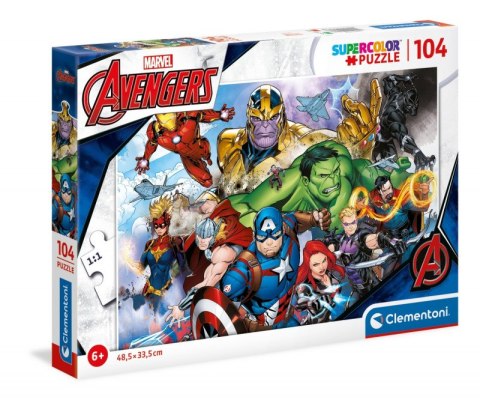 Puzzle 104 elementy Avengers Clementoni