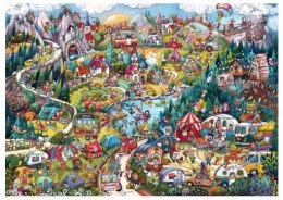 Puzzle 2000 elementów Aktywny weekend, Rita Bergman (Puzzle+plakat) Heye