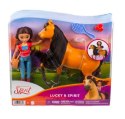 Zestaw Spirit Lucky i Duch Lalka + koń Mustang Mattel