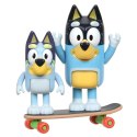 Bluey Figurki 2pak Jazda na deskorolce Tm Toys