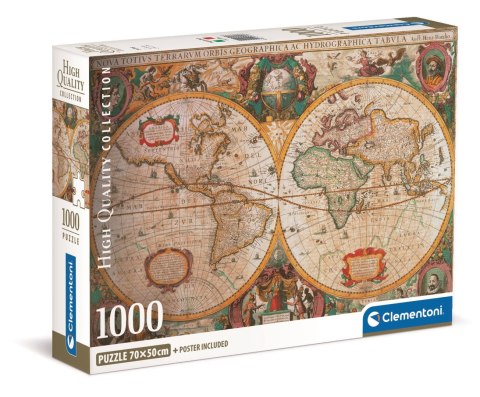 Clementoni: Puzzle 1000el. Compact - Mappa Antica