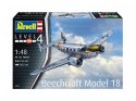 Model plastikowy Samolot Beechcraft model 18 1/48 Revell