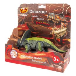 Dinozaur światło, dźwięk, Triceratops zielony Smily Play