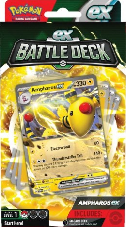 Karty April Ex Battle Deck Ampharos Pokemon TCG