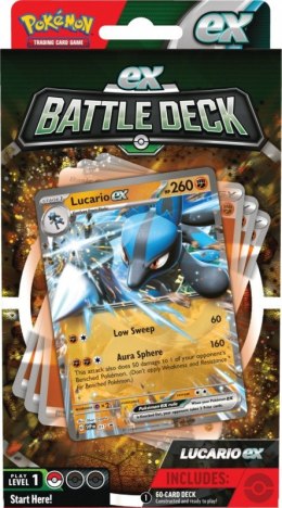 Karty April Ex Battle Deck Lucario Pokemon TCG