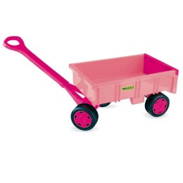 Wózek przyczepa 95 cm Gigant różowa luzem Wader