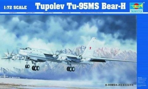 Model do sklejania Tupolev TU-95 MS Baer-H Trumpeter