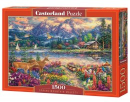 Puzzle 1500 elementów Spring mountain majesty Castor