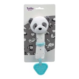 Zabawka z dźwiękiem - Panda miętowa 16 cm TULILO