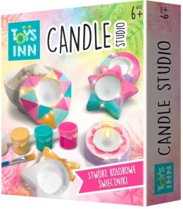 Zestaw kreatywny Candles Studio gipsowe świeczniki Stnux