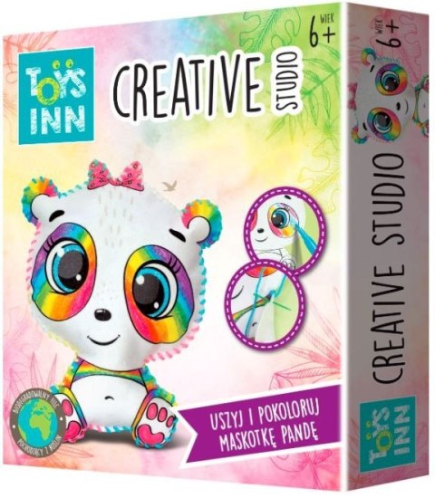 Zestaw kreatywny do szycia i kolorowania Creative Studio panda Stnux