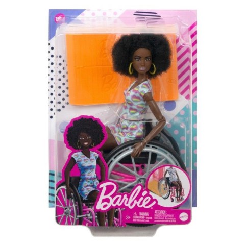 Barbie Fashionistas Lalka na wózku strój w serca Mattel