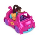 Figurki Polly Pocket Pollyville Autko Kotek Mattel