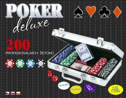 Poker Deluxe 200 żetonów Albi