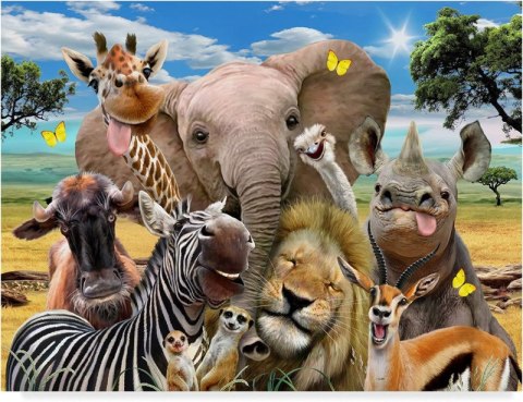 Diamentowa mozaika - Zwierzęta safari Norimpex