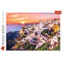 Puzzle 1000 elementów Zachód słońca nad Santorini Trefl