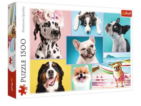 Puzzle 1500 elementów Słodkie Pieski Trefl