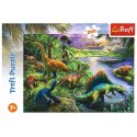 Puzzle 200 elementów Drapieżne dinozaury Trefl