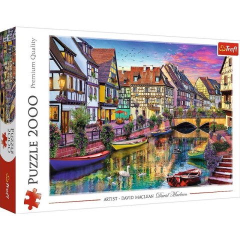 Puzzle 2000 elementów Colmar Francja Trefl