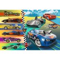 Puzzle 24 elementy Maxi Szybkie samochody Hot Wheels Trefl