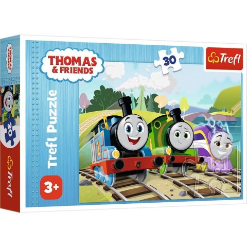 Puzzle 30 elementów Radosny Tomek Thomas and Friends Trefl