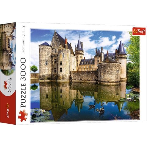 Puzzle 3000 elementów Zamek Scully-sour-Loire Francja Trefl