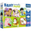 Układanka Baby Progressive Puzzle Farma Trefl