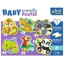 Układanka Baby Progressive Puzzle Zwierzęta egzotyczne Trefl