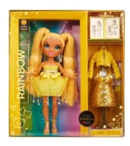 Lalka Rainbow High Fantastic Fashion - YELLOW - Sunny Madison Mga