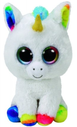 Maskotka TY Beanie Boos - Biały Jednorożec Pixy, 15 cm Meteor