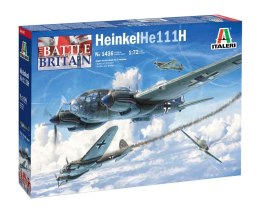 Model plastikowy Heinkel He 111H Battle of Britain 80th Italeri