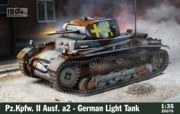 Model plastikowy Pz.Kpfw II Ausf. a2 niemiecki czołg lekki 1/35 Ibg