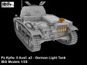 Model plastikowy Pz.Kpfw II Ausf. a2 niemiecki czołg lekki 1/35 Ibg