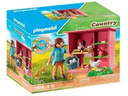 Zestaw z figurkami Country 71308 Kury z pisklętami Playmobil